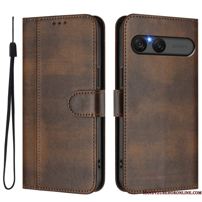 Folio-hoesje Sony Xperia 10 Vii Retrostijl