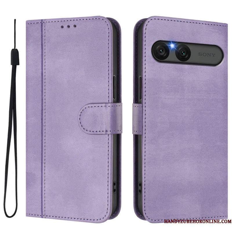 Folio-hoesje Sony Xperia 10 Vii Retrostijl