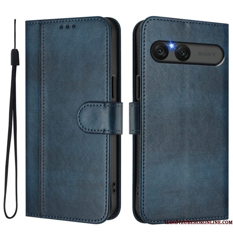 Folio-hoesje Sony Xperia 10 Vii Retrostijl