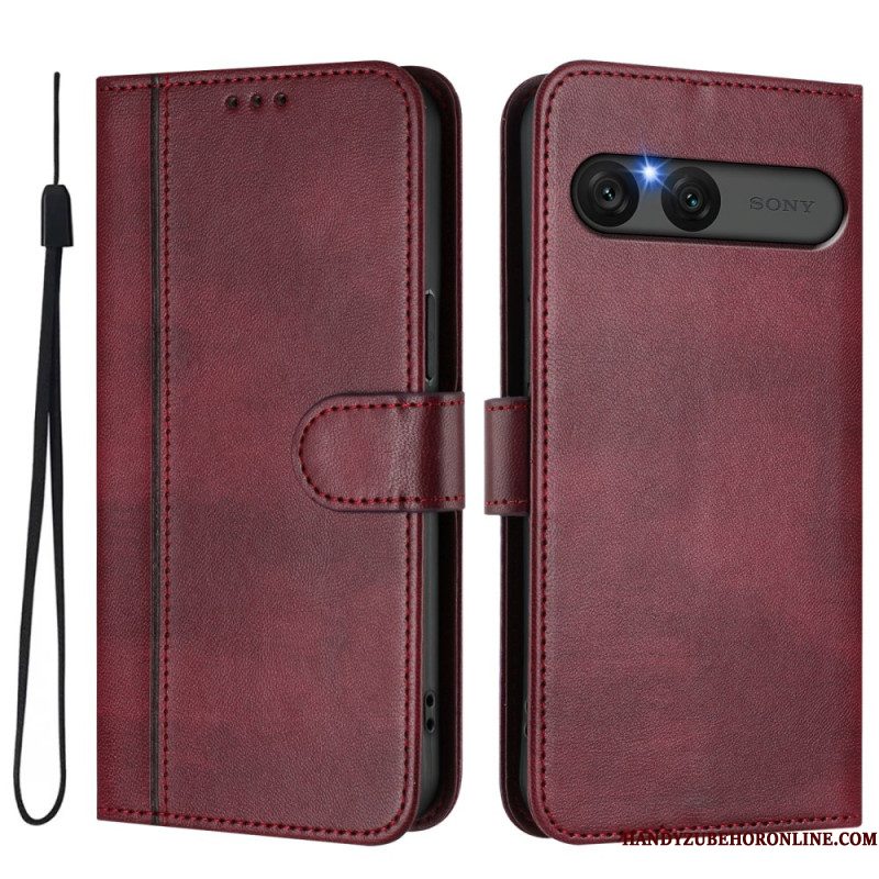 Folio-hoesje Sony Xperia 10 Vii Retrostijl