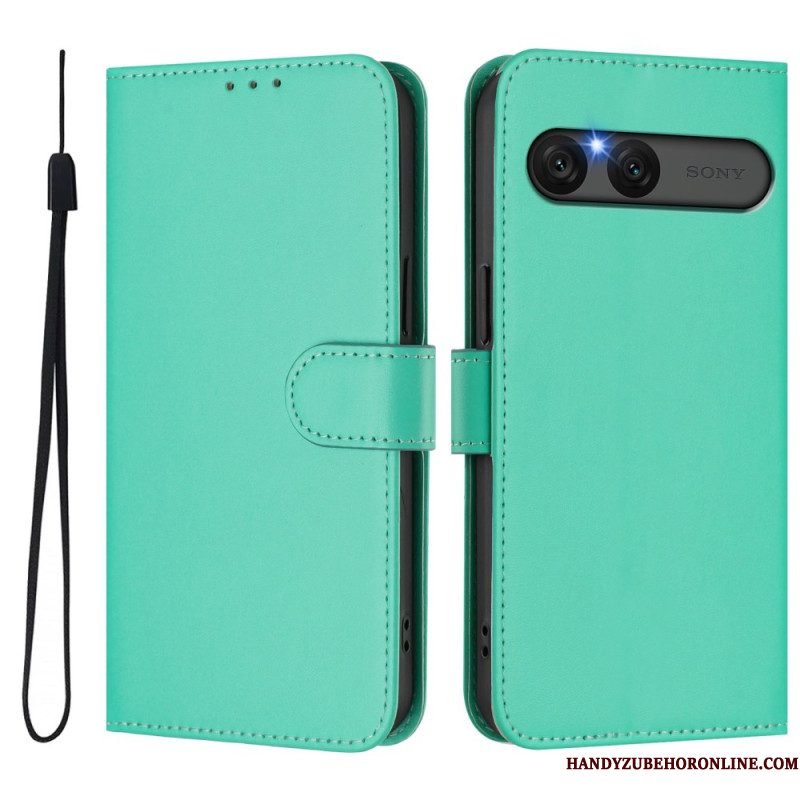 Folio-hoesje Sony Xperia 10 Vii Telefoonhoesje Kunstleer