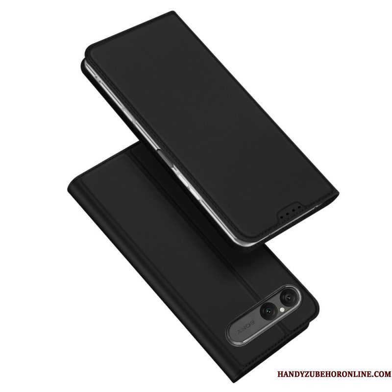 Folio-hoesje Sony Xperia 10 Vii Telefoonhoesje Skin Pro Series Dux Ducis