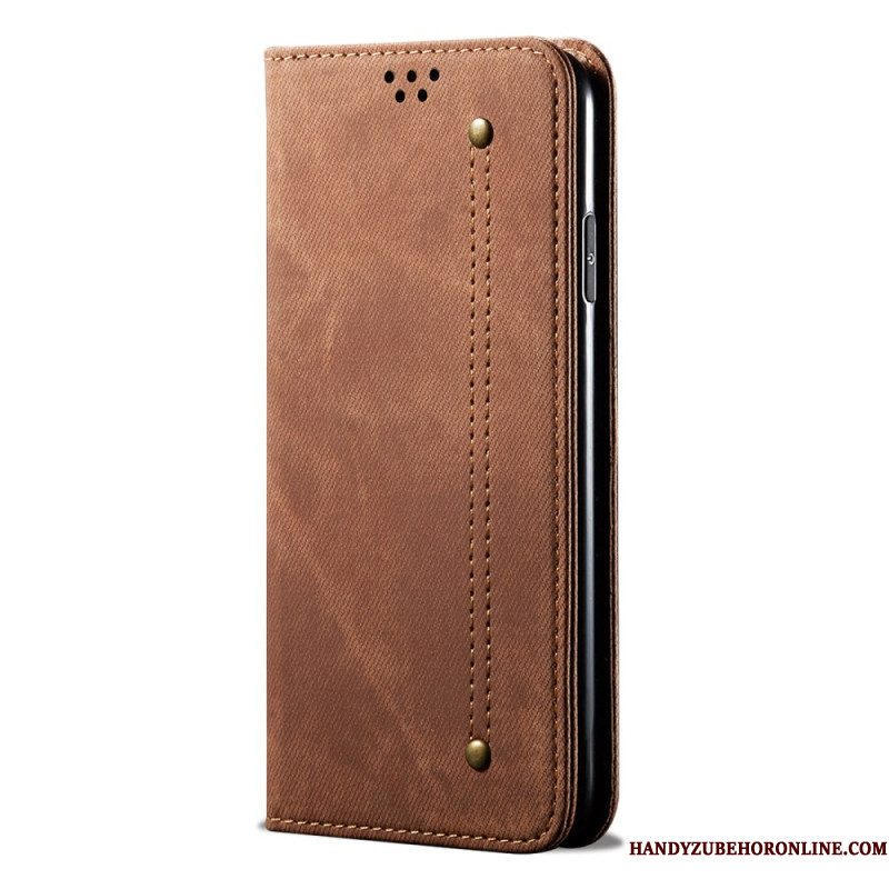 Folio-hoesje Voor Huawei Nova 13 Pro Denim-effect