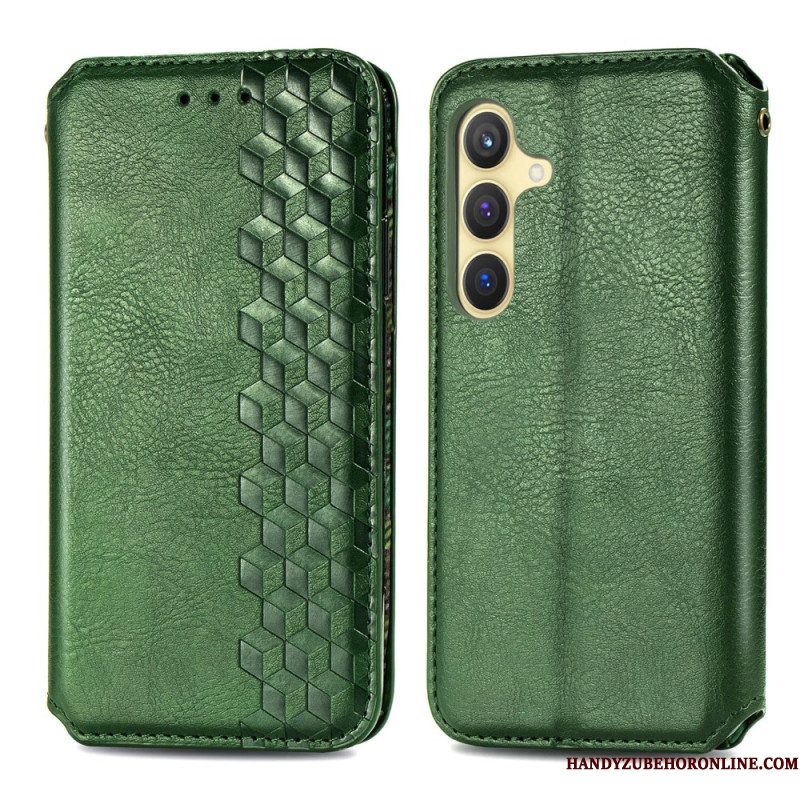 Folio-hoesje Voor Samsung Galaxy S25 5g Suède-effect