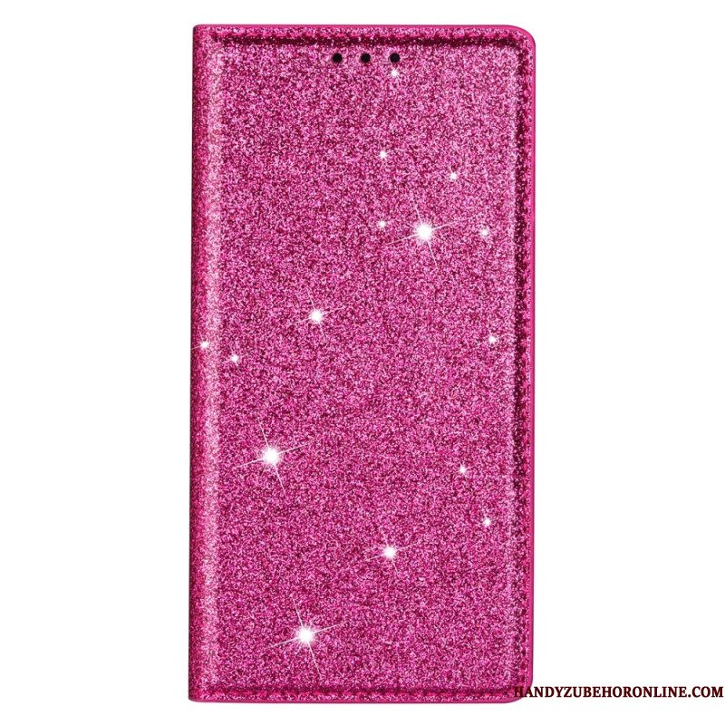 Folio-hoesje Voor Samsung Galaxy S25 Plus 5g Pailletten