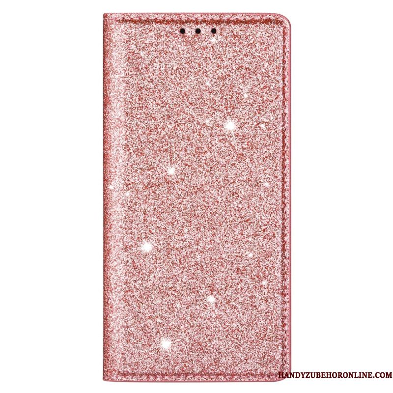 Folio-hoesje Voor Samsung Galaxy S25 Plus 5g Pailletten
