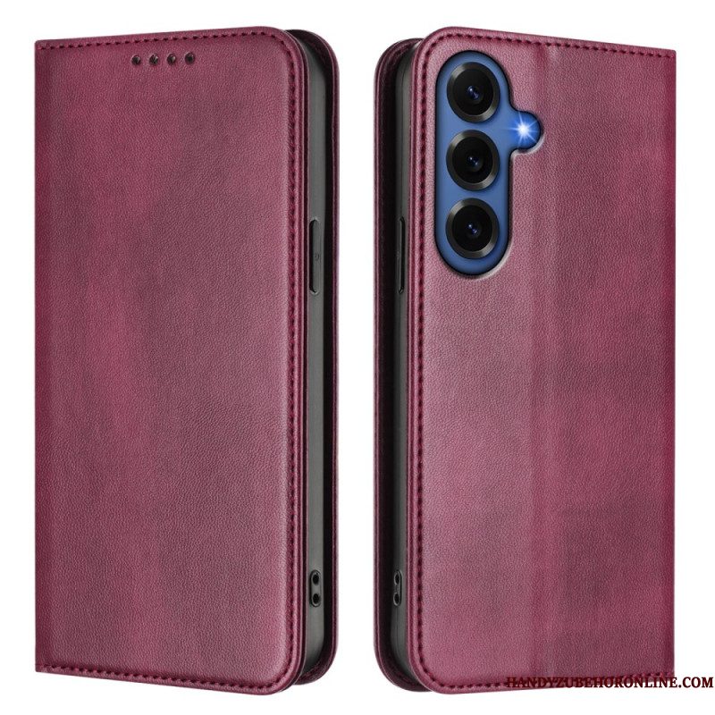 Folio-hoesje Voor Samsung Galaxy S26 Plus Retro Rfid-bescherming Met Textuur