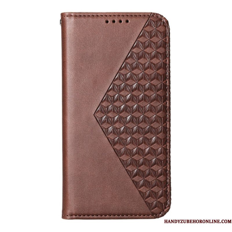 Folio-hoesje Voor Samsung Galaxy S26 Reliëfgeometrie