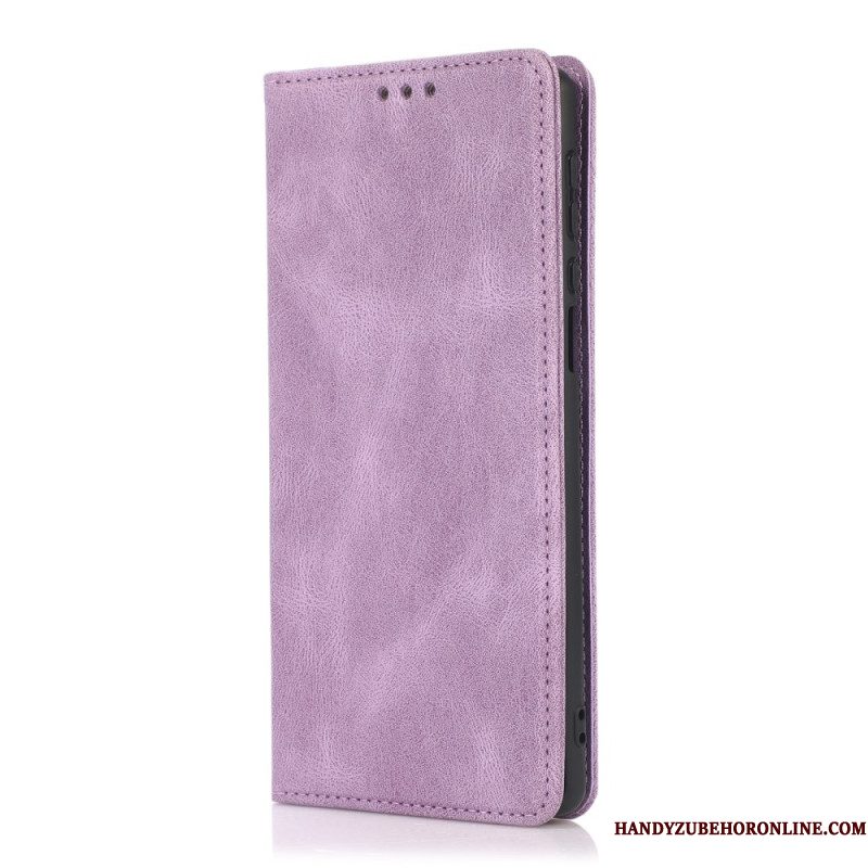 Folio-hoesje Voor Samsung Galaxy S26 Suède-effect