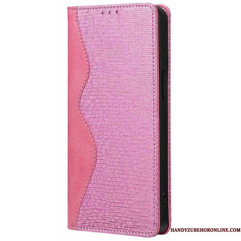 Folio-hoesje Voor Xiaomi 15 Pro Rfid-bescherming Met Golvend Patroon