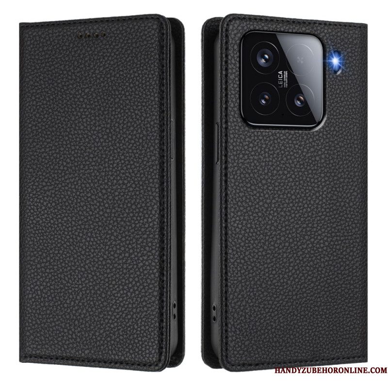 Folio-hoesje Voor Xiaomi 15 Rfid-blokkerend Leer-effect