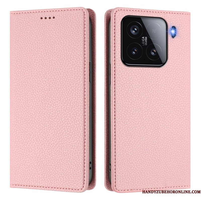 Folio-hoesje Voor Xiaomi 15 Rfid-blokkerend Leer-effect
