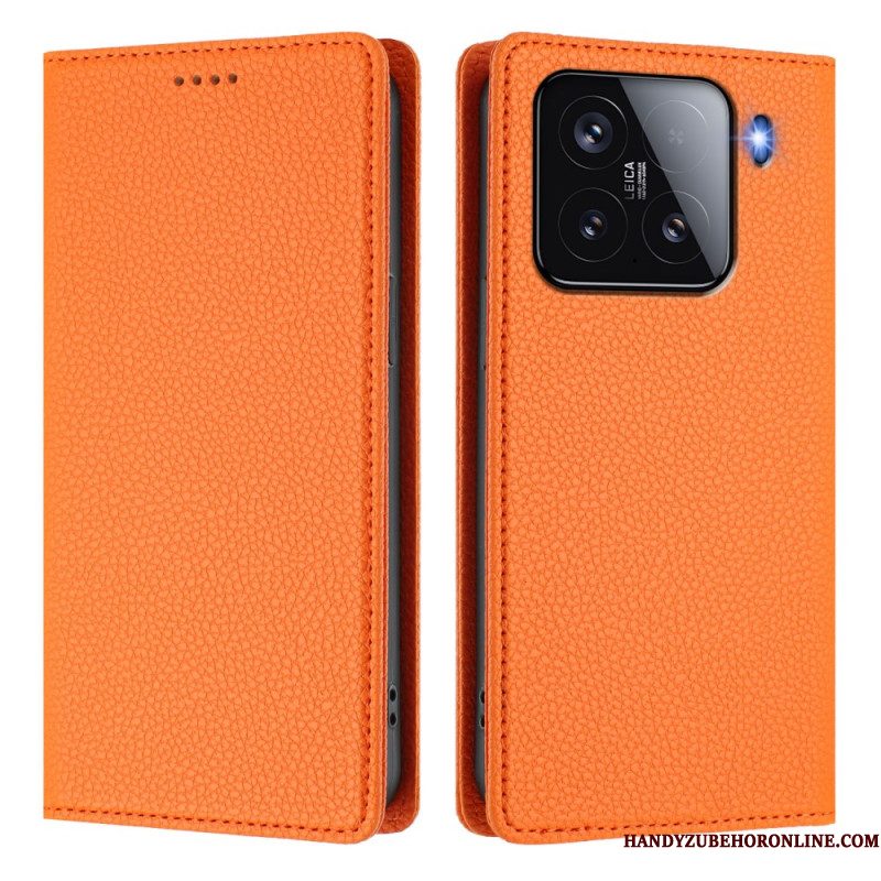 Folio-hoesje Voor Xiaomi 15 Rfid-blokkerend Leer-effect