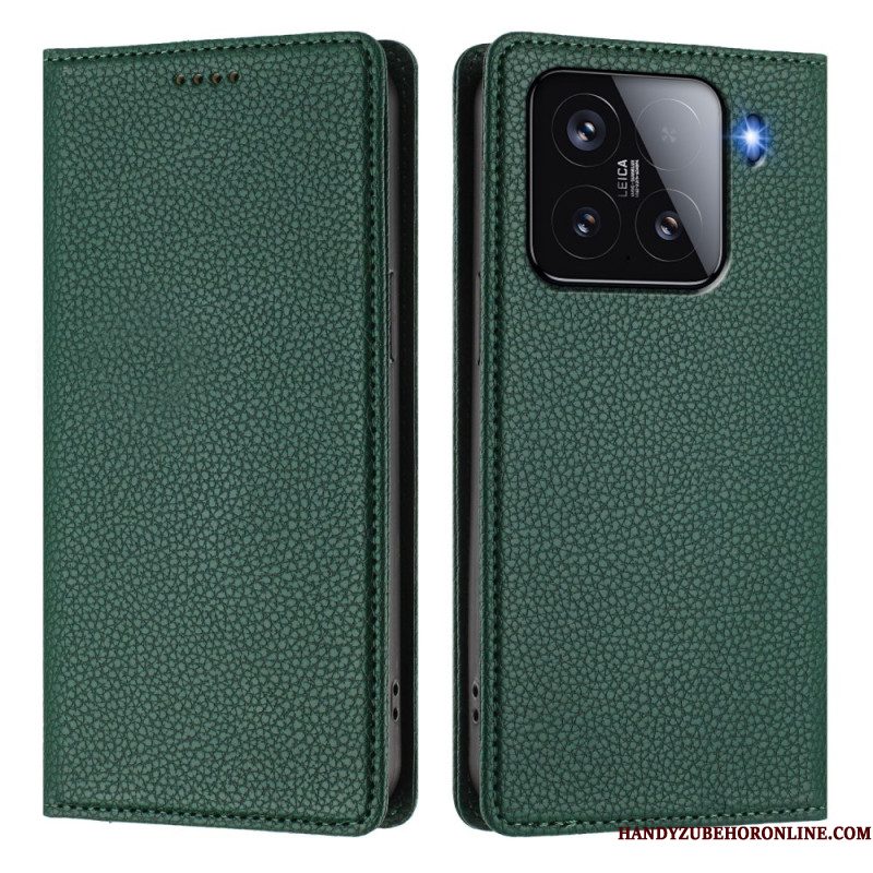 Folio-hoesje Voor Xiaomi 15 Rfid-blokkerend Leer-effect