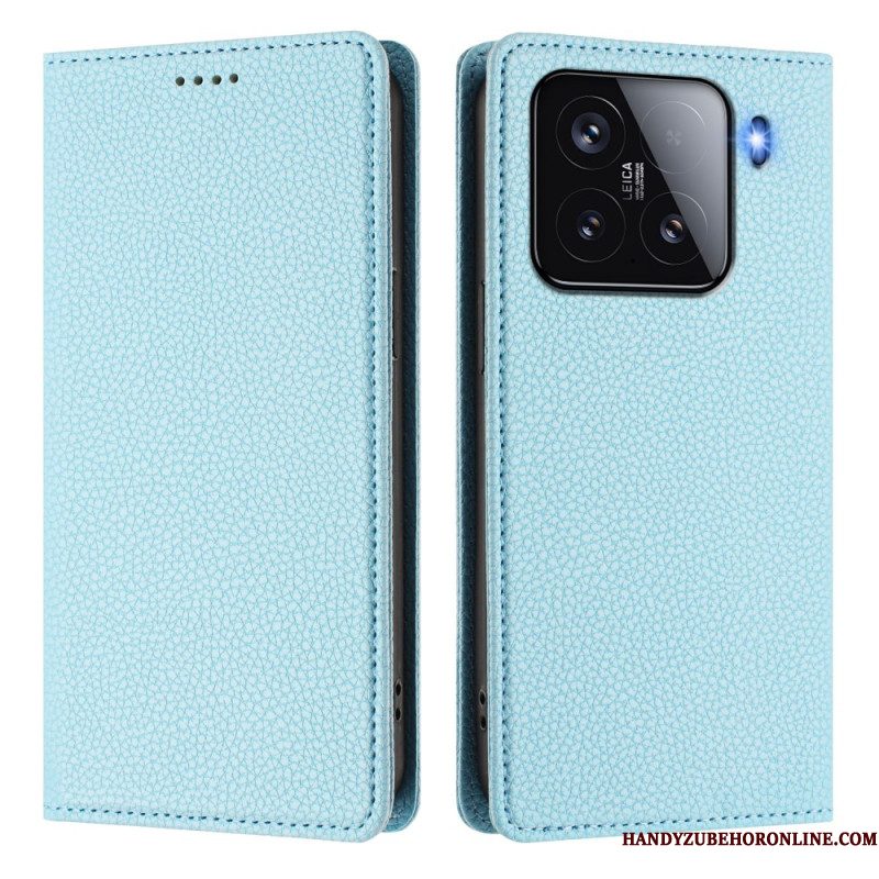 Folio-hoesje Voor Xiaomi 15 Rfid-blokkerend Leer-effect