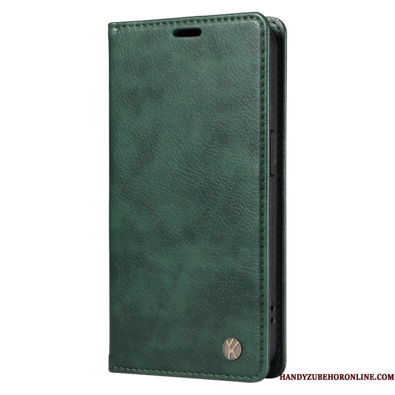 Folio-hoesje Voor Xiaomi 15 Yikatu Vintage-stijl