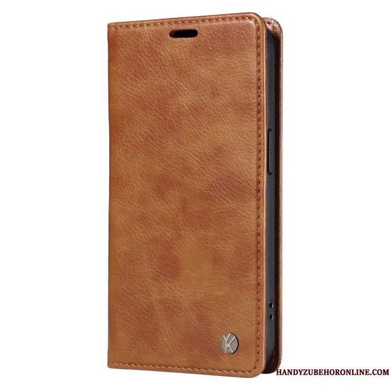 Folio-hoesje Voor Xiaomi 15 Yikatu Vintage-stijl