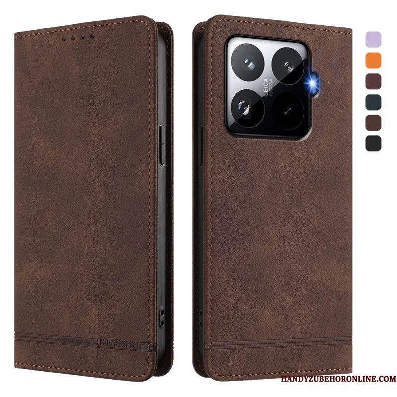 Folio-hoesje Voor Xiaomi 15t Pro Rfid-blokkering