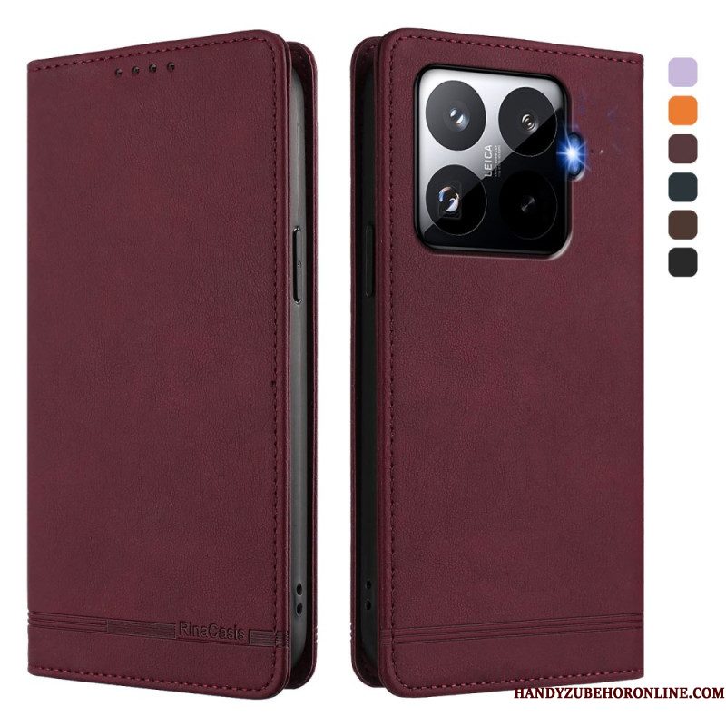 Folio-hoesje Voor Xiaomi 15t Pro Rfid-blokkering