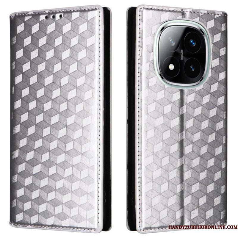 Folio-hoesje Voor Xiaomi Redmi Note 14 Pro 4g 3d Diamanten