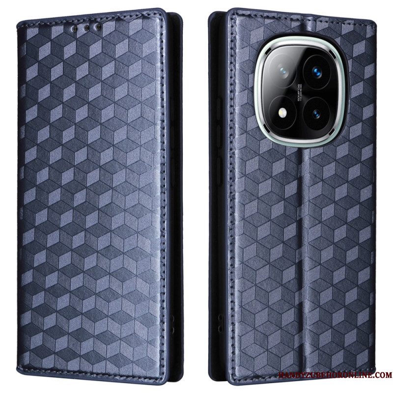 Folio-hoesje Voor Xiaomi Redmi Note 14 Pro 4g 3d Diamanten