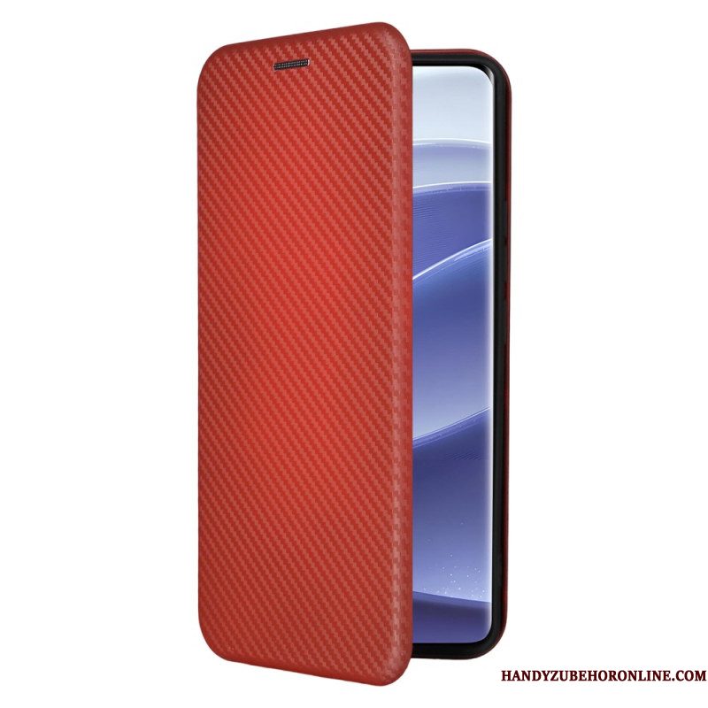 Folio-hoesje Voor Xiaomi Redmi Note 14 Pro 4g Koolstofvezel