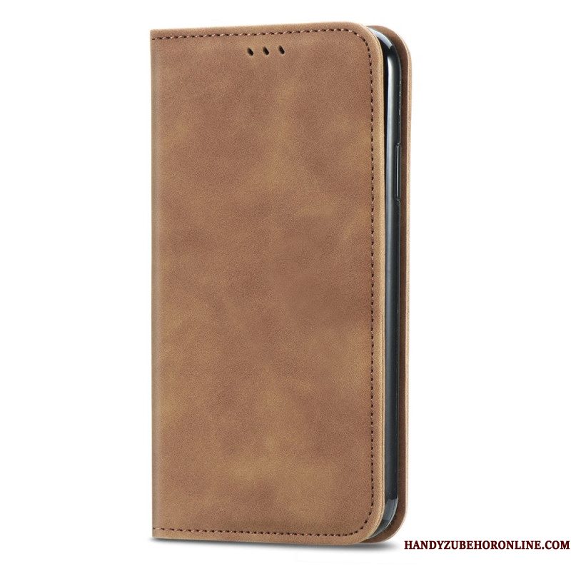 Folio-hoesje Voor Xiaomi Redmi Note 14 Pro Plus 5g Leerlook