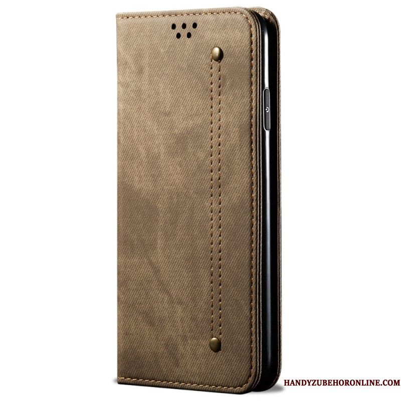 Folio-hoesje Voor Xiaomi Redmi Note 14s Denimstof