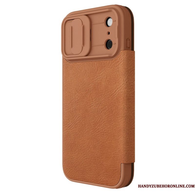 Folio-hoesje Voor iPhone 17 Pro Max Qin Pro Series Nillkin