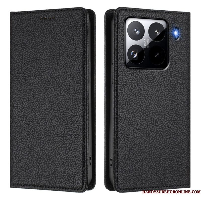 Folio-hoesje Xiaomi 15 Pro Rfid-blokkerend Kunstleer