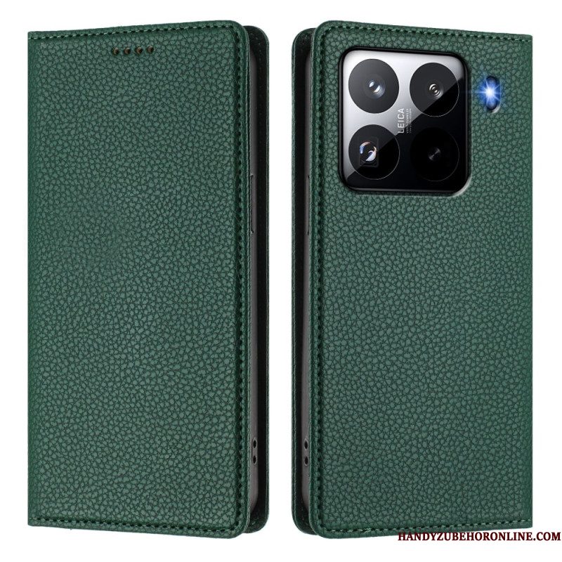 Folio-hoesje Xiaomi 15 Pro Rfid-blokkerend Kunstleer