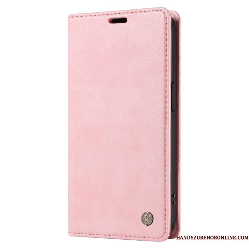 Folio-hoesje Xiaomi 15 Pro Yikatu Leer-effect