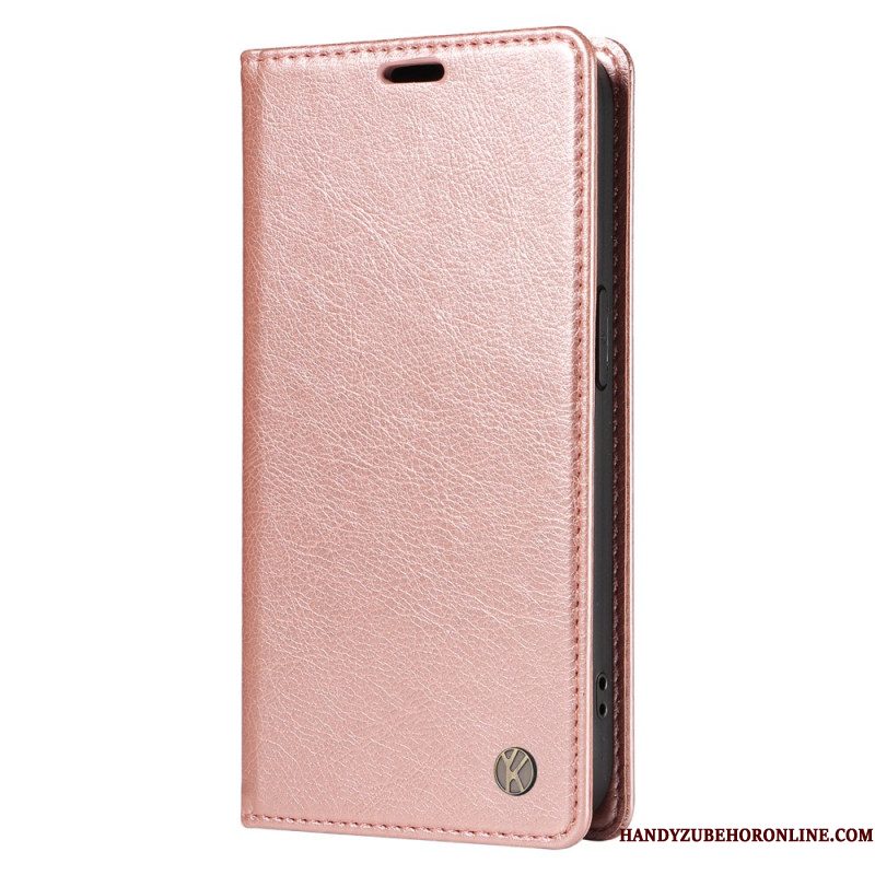 Folio-hoesje Xiaomi 15 Pro Yikatu Leer-effect
