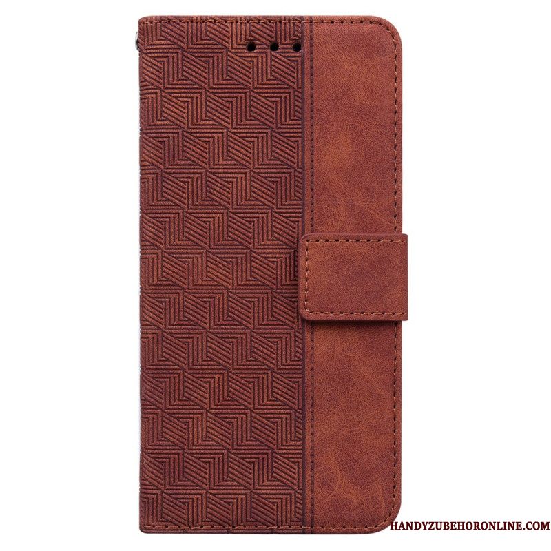 Folio-hoesje Xiaomi 15 Telefoonhoesje Geweven Design