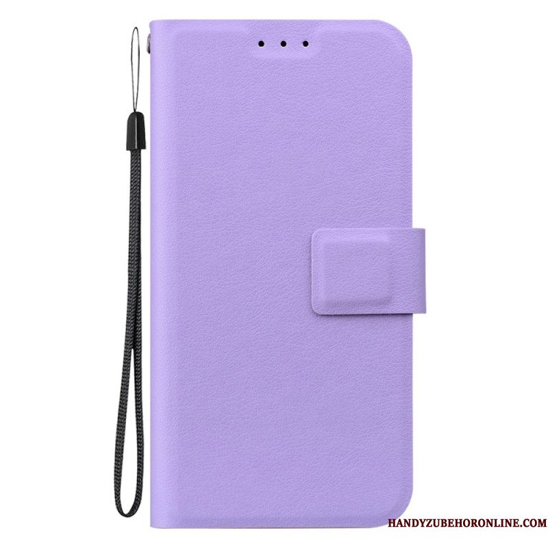 Folio-hoesje Xiaomi 15 Telefoonhoesje Klassiek Bandje