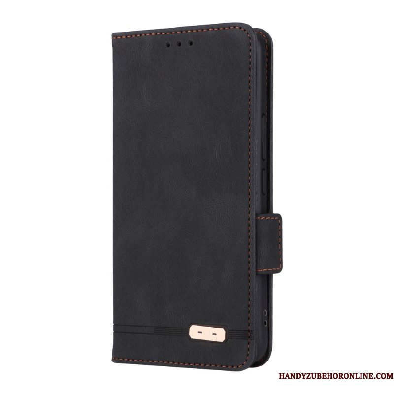 Folio-hoesje Xiaomi 15 Telefoonhoesje Portemonnee Met Metallic Decoratie