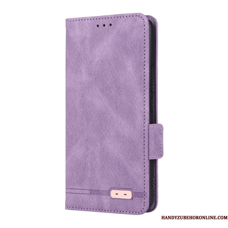Folio-hoesje Xiaomi 15 Telefoonhoesje Portemonnee Met Metallic Decoratie