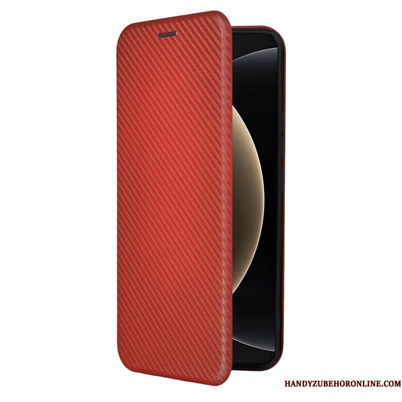 Folio-hoesje Xiaomi 15 Ultra Telefoonhoesje Geborsteld Koolstofvezel