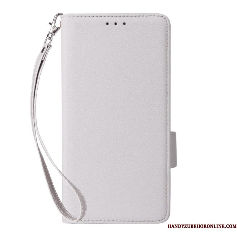 Folio-hoesje Xiaomi 15 Ultra Telefoonhoesje Gestructureerd Bandje