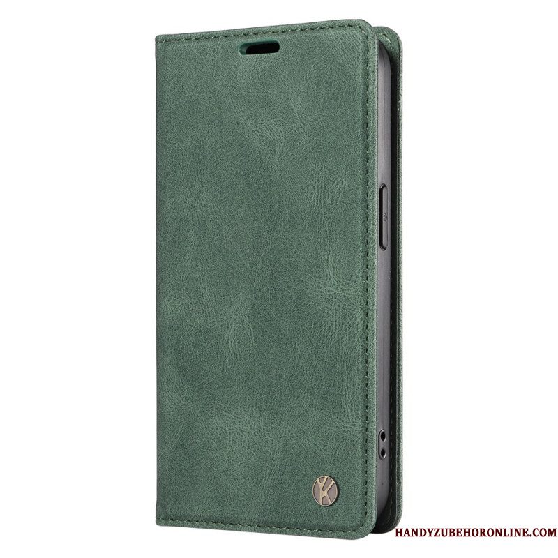 Folio-hoesje Xiaomi 15 Yikatu Suède-effect
