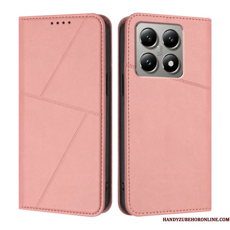 Folio-hoesje Xiaomi 15t Lijnen Bescherming Hoesje