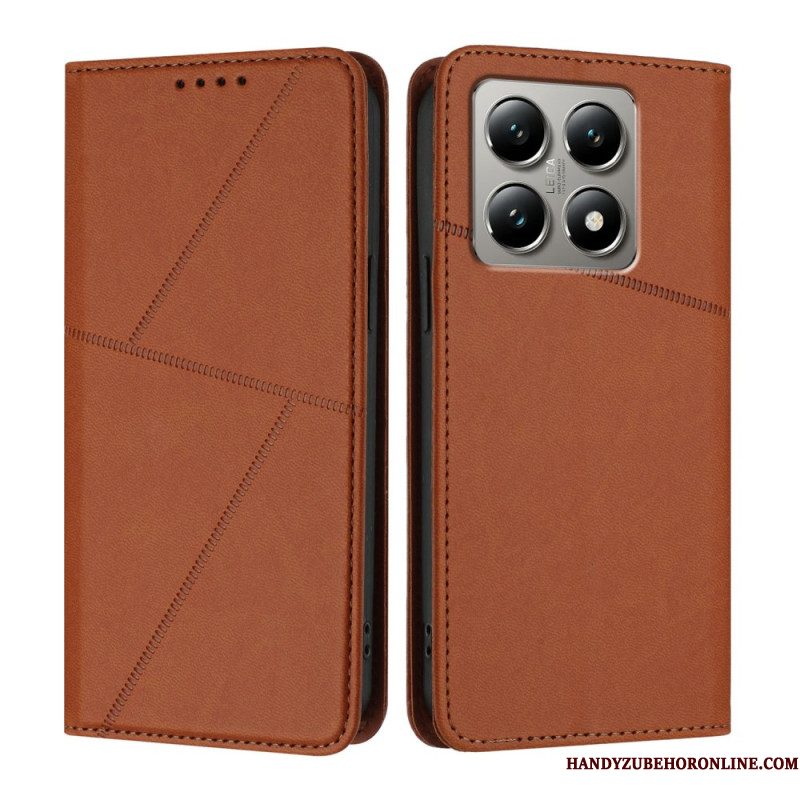 Folio-hoesje Xiaomi 15t Lijnen Bescherming Hoesje