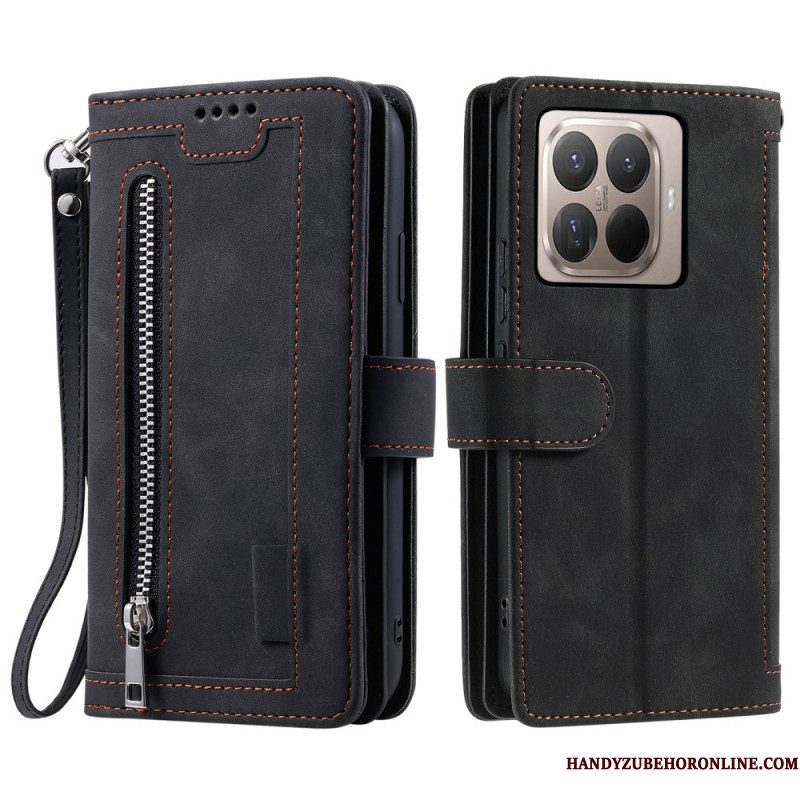 Folio-hoesje Xiaomi 15t Pro Portemonnee Met 9 Kaartsleuven