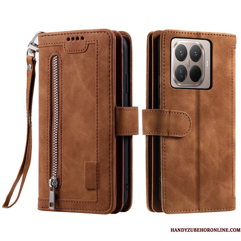 Folio-hoesje Xiaomi 15t Pro Portemonnee Met 9 Kaartsleuven
