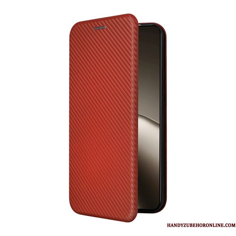 Folio-hoesje Xiaomi 15t Pro Telefoonhoesje Koolstofvezel