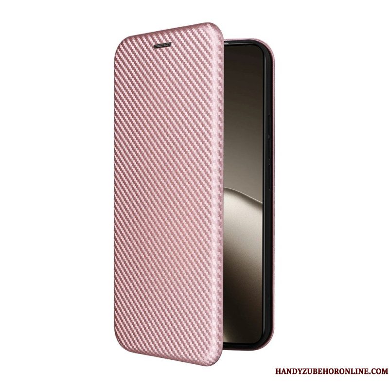 Folio-hoesje Xiaomi 15t Pro Telefoonhoesje Koolstofvezel