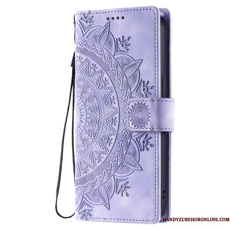Folio-hoesje Xiaomi 15t Pro Telefoonhoesje Mandala-suèdelook
