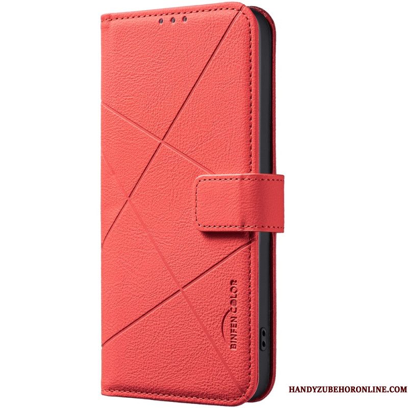 Folio-hoesje Xiaomi 15t Telefoonhoesje Geometrisch Patroon Binfen-kleur