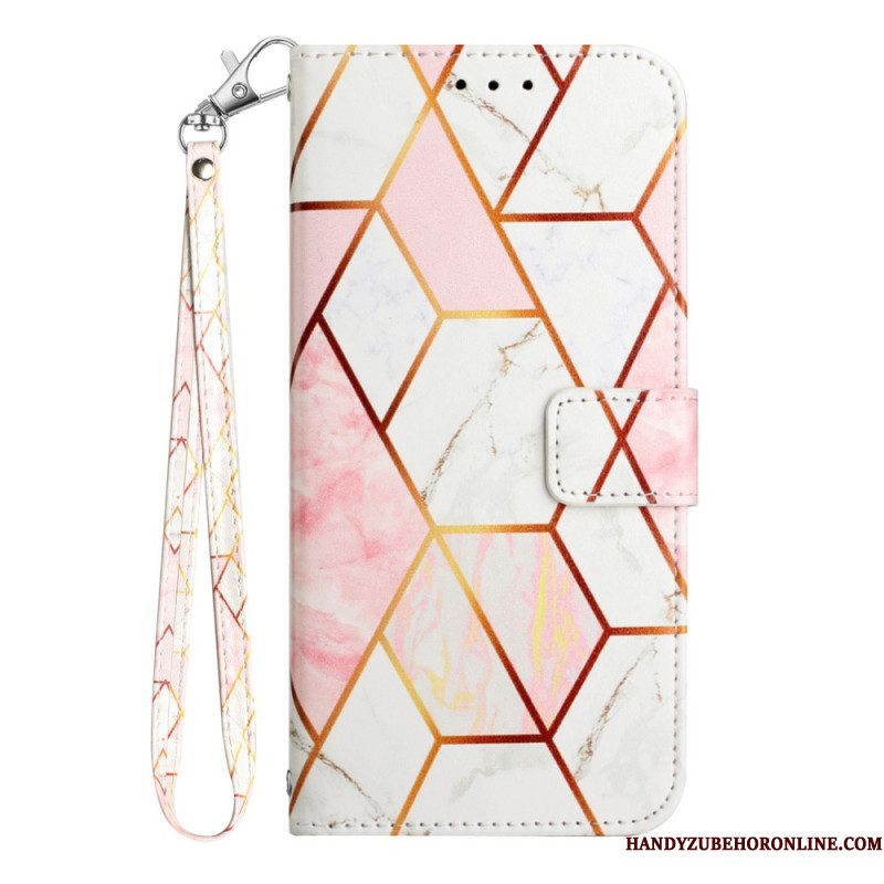 Folio-hoesje Xiaomi 15t Telefoonhoesje Marmeren Bandje