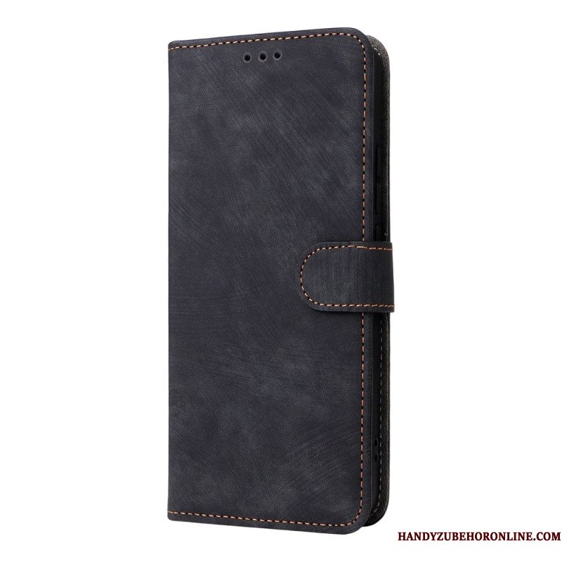 Folio-hoesje Xiaomi 15t Telefoonhoesje Suède-effect Met Rfid-bescherming